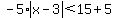 -5%2Aabs%28x-3%29%3C15%2B5