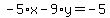 -5%2Ax-9%2Ay=-5