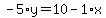 -5%2Ay=10-1%2Ax