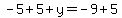 \"-5%2B5%2By=-9%2B5\"