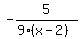 -5%2F%289%28x-2%29%29