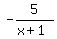 -5%2F%28x%2B1%29