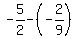 -5%2F2+-+%28-2%2F9%29