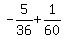 -5%2F36%2B1%2F60