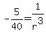 -5%2F40=1%2Fr%5E3