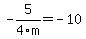 -5%2F4m=-10