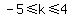 -5%3C=k%3C=4