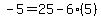 -5=25-6%285%29