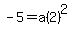 -5=a%282%29%5E2
