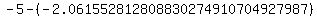 -5-%28-2.061552812808830274910704927987%29