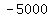 -5000