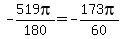 -519pi%2F180=-173pi%2F60