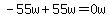 -55w%2B55w=0w