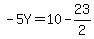 -5Y=10-23%2F2