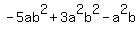 -5ab%5E2%2B3a%5E2b%5E2-a%5E2b