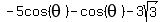-5cos%28theta%29+-+cos%28theta%29-3sqrt%283%29
