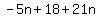 -5n%2B18%2B21n
