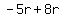 -5r%2B8r