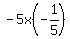 -5x%28-1%2F5%29