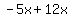 -5x%2B12x