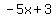 -5x%2B3
