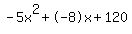 -5x%5E2%2B-8x%2B120