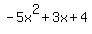 -5x%5E2%2B3x%2B4
