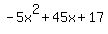 -5x%5E2%2B45x%2B17