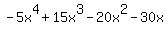 -5x%5E4%2B15x%5E3-20x%5E2-30x%29