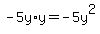 -5y%2Ay=-5y%5E2