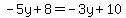 -5y%2B8=-3y%2B10