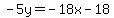 -5y=-18x-18