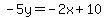-5y=-2x%2B10