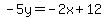 -5y=-2x%2B12