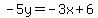 -5y=-3x%2B6