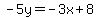 -5y=-3x%2B8