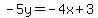 -5y=-4x%2B3