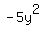 -5y%5E2