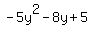 -5y%5E2-8y%2B5