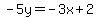-5y+=+-3x%2B2