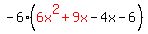 -6%28red%286x%5E2%2B9x%29-4x-6%29