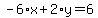 -6%2Ax%2B2%2Ay=6