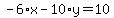 -6%2Ax-10%2Ay=10
