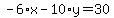 -6%2Ax-10%2Ay=30