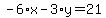 -6%2Ax-3%2Ay=21