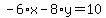 -6%2Ax-8%2Ay=10