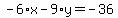 -6%2Ax-9%2Ay=-36