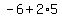 -6%2B2%2A5