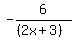 -6%2F%28%282x%2B3%29%29