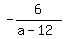 -6%2F%28a-12%29
